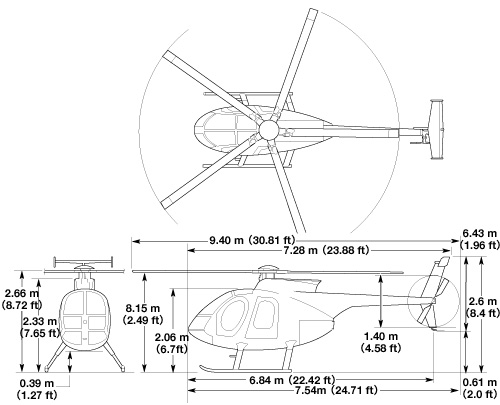 MD Helicopters MD 500E specifications