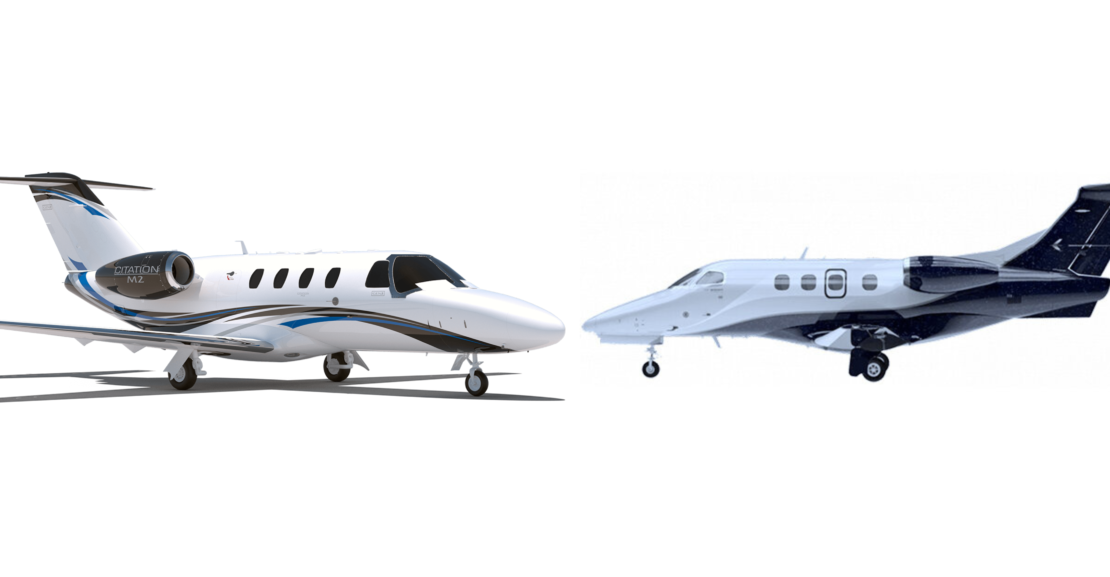 Cessna Citation Jet/M2 and the Embraer Phenom 100