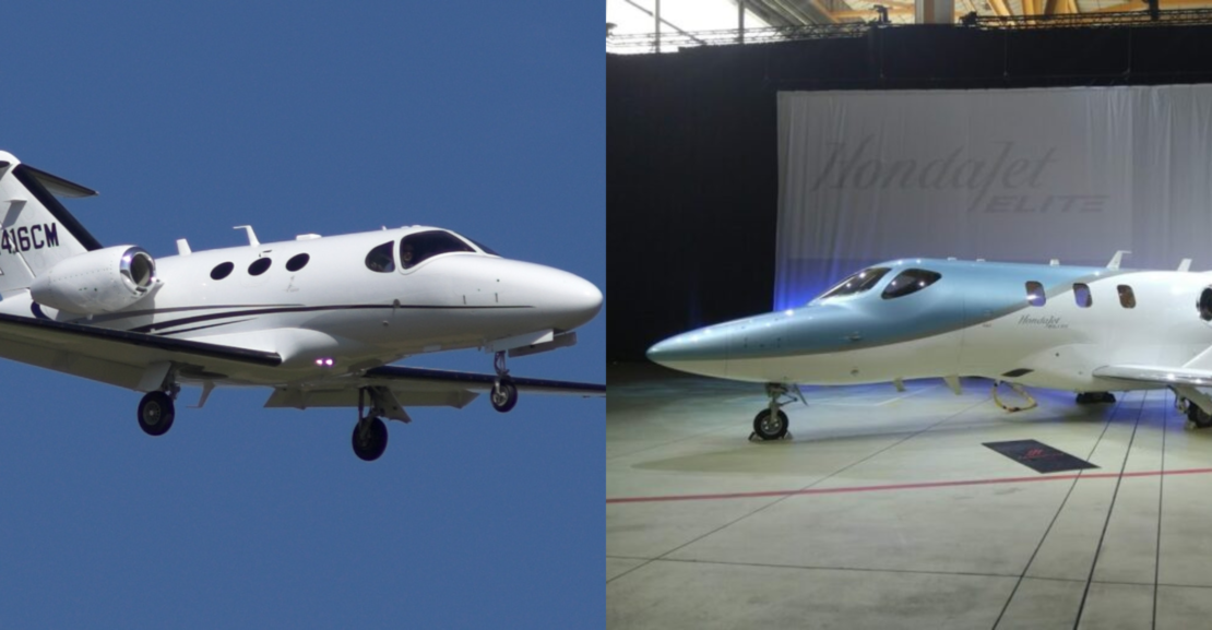 Cessna Citation Mustang vs HondaJet Elite